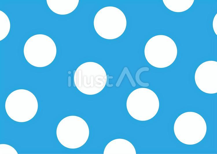 水玉壁紙　大粒　水色 水玉模様,ドット,ドット柄のイラスト素材