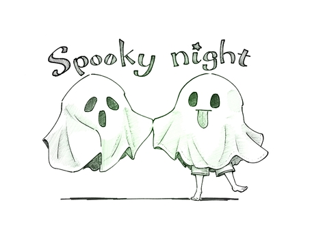 ハロウィン　おばけ