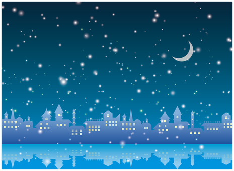 冬の雪風景 冬,クリスマス,雪,背景,12月,冬季のイラスト素材