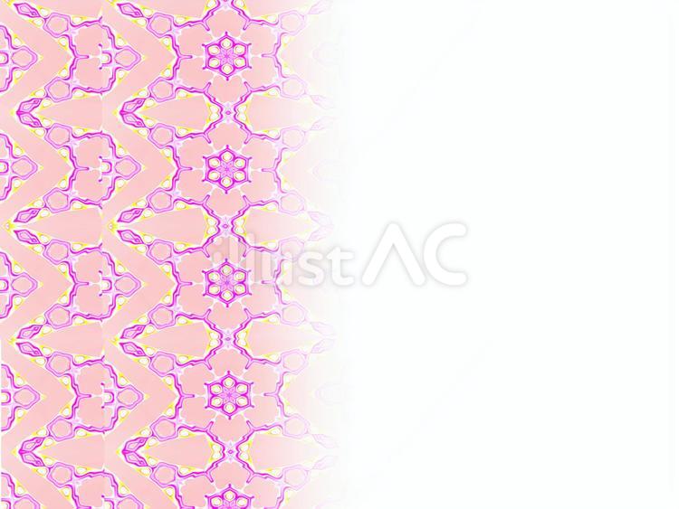 ピンクの万華鏡風幾何学模様 ピンク,幾何学模様,万華鏡のイラスト素材