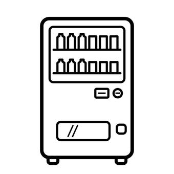 自動販売機のアイコン 自動販売機,飲み物,自販機,コーナー,ジュース,お茶,水,缶,ペットボトル,アイコンのイラスト素材