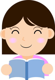 読書(女の子)