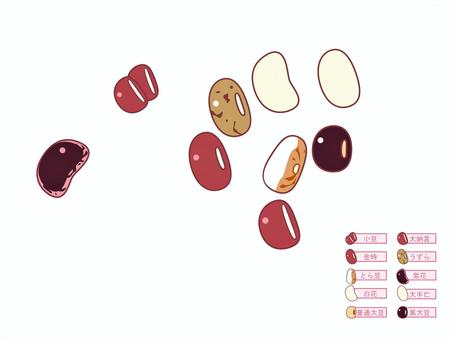 Bean set, beans, food, set, JPG, PNG and AI