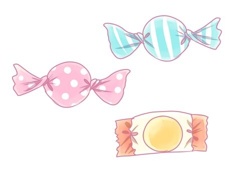 キャンディー キャンディー,飴,おやつ,お菓子,かわいいのイラスト素材