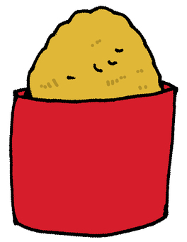 ホットスナック ホットスナック,コロッケ,ポテト,チキン,フライ,惣菜,揚げ物,手軽,小腹,温かいのイラスト素材