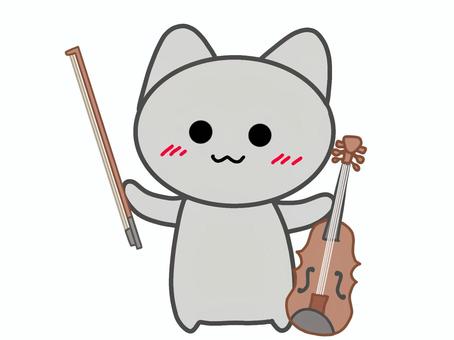 Fiddler cat, , JPG and PNG