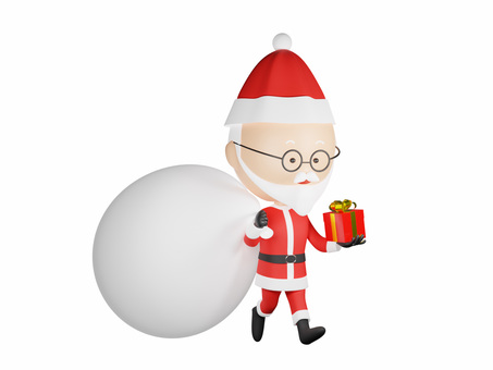 プレゼントを配るメガネのサンタクロース プレゼントを配るメガネのサンタクロース クリスマス,サンタ,サンタクロース,サンタ帽子,プレゼント,リボン,ゴールド,金,ギフト,クリスマスプレゼントのイラスト素材