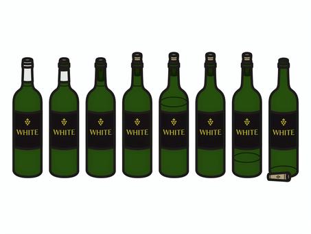 白ワイン(黒ラベル)8本セット 白ワイン(黒ラベル)8本セット ワイン,白ワイン,ボトル,酒,アルコール,飲み物,アイコン,シンプル,マーク,セットのイラスト素材