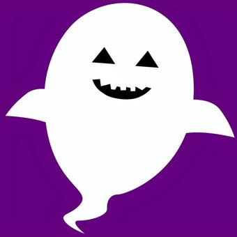 ハロウィンのおばけ単体 ハロウィン,おばけ,お化け,ゴースト,素材,シンプル,ハロウイーン,halloween,10月,モノクロのイラスト素材