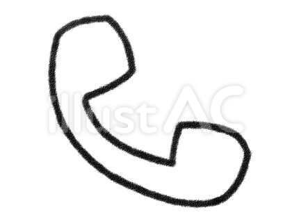 しゃちょまろ電話携帯TELアイコン下線