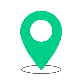 ピンポイント　緑 ピンポイント,緑,ミントグリーン,マップピン,マップポインター,マップ,ピン,ポインター,目的地,マークのイラスト素材