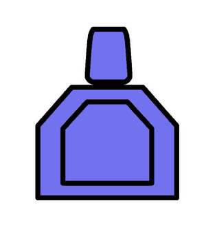 目薬アイコン（ver2) 目薬,小物,目,点眼,点眼液,薬液,医薬品,薬局,ドラッグストア,アイケアのイラスト素材