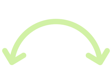 プロセス・交換の記号 円弧・矢印アイコン 矢印,アイコン,循環,ループ,リフレッシュ,更新,リサイクル,回転,uターン,両方向のイラスト素材