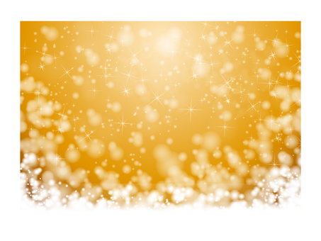 キラキラした雪の背景・1 キラキラした雪の背景・1 背景,キラキラ,ゴールドのイラスト素材