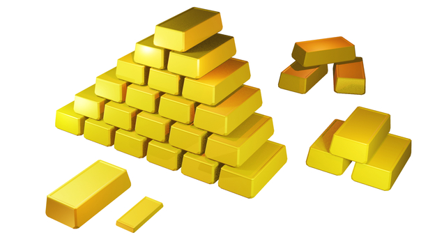 金塊 金,金塊,投資,課金,資産,資金,経済,財産,お金,物価のイラスト素材