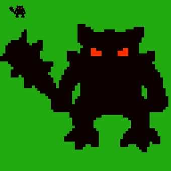 ザコのドット絵 ドット絵,レトロ,ゲーム,ピクセルアート,ザコ,敵,モンスター,魔物のイラスト素材