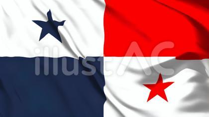 パナマの国旗がはためいています。