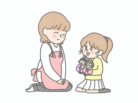 ひなまつり　親子