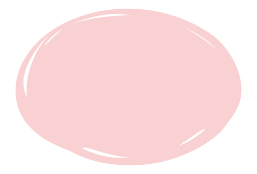 Rough hand-painted frame 06 / oval / pink, circle, frame, circle, JPG, PNG and EPS