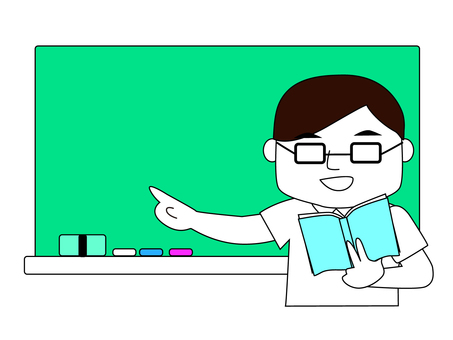 Illustration of a male teacher, JPG and PNG Illustration of a male teacher, school, preparatory school, lesson, JPG and PNG