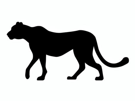 チーター チーター,生き物,肉食のイラスト素材