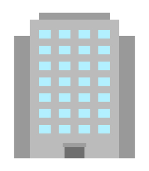 大きめのビル ビル,オフィス,建物,会社,企業,不動産,事務所,マンション,住宅,建築のイラスト素材