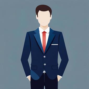 Illustration, businessman, male, work, 