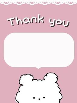 くまのサンキューカード くま,動物,サンキューカード,thank,you,かわいい,手描き,メッセージカード,ゆるい,ピンクのイラスト素材