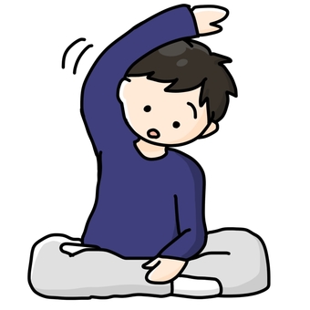 Illustration, stretch, movement, gymnastics, 