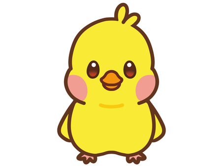 Illustration, chick, vector, material, JPG, PNG and AI