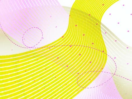 流線のリズム-イエロー01 イエロー,流線,抽象,背景,曲線,グラデーション,光,明るい,柔らかい,自然のイラスト素材