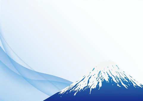 Blue stylish Japanese style Mt. Fuji background material, JPG Blue stylish Japanese style Mt. Fuji background material, japanese style, fuji mountain, japan, JPG