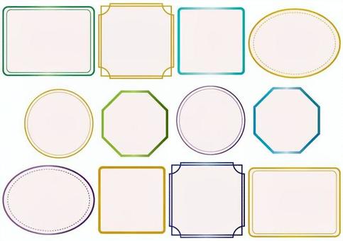 Illustration, frame, notes, simple, 