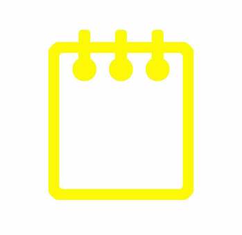 notepad icon, notes, notepad, fill in, JPG and PNG