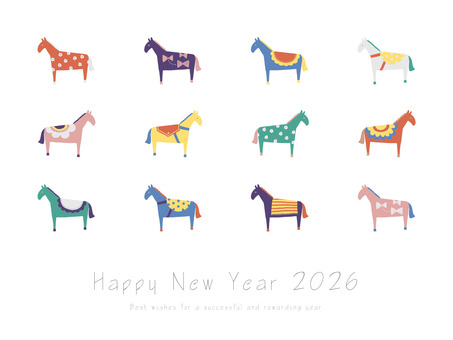 カラフルポップお馬さんセット 