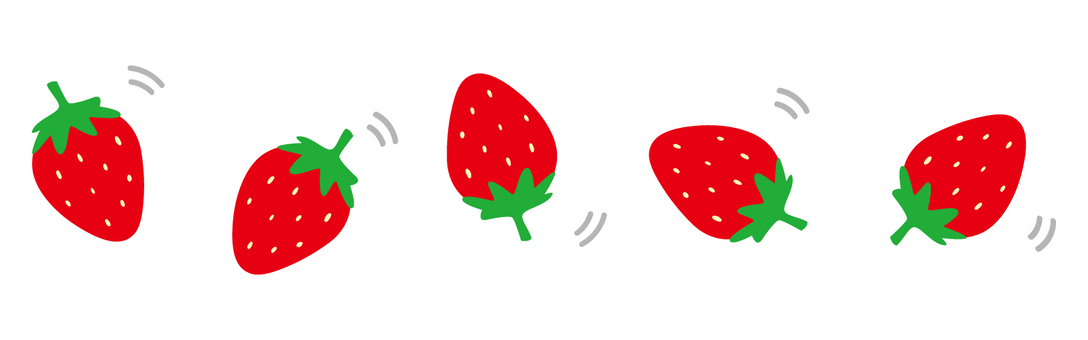 Illustration, strawberry, fruit, fruit, JPG, PNG and AI