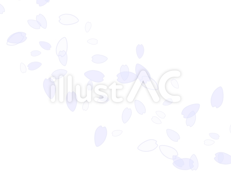 桜の花びら　紫 桜,紫,春のイラスト素材