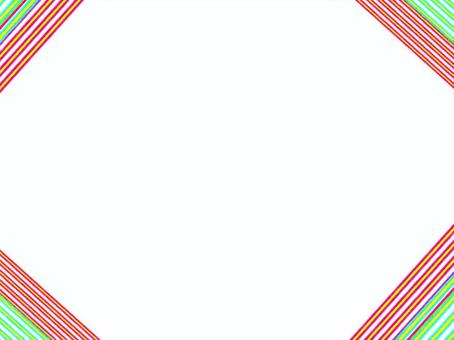 Illustration, four corners, multiple, line, 