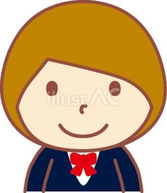 学生服の女の子 中学生,高校生,学生のイラスト素材