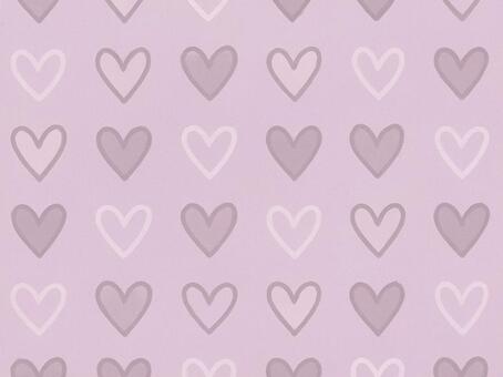257.背景 ハート柄,かわいいパターン,ガーリーデザイン,シームレス柄,手描き風パターン,パステル背景,ピンクパープル,ラブリーデザイン,背景素材,テキスタイル柄のイラスト素材