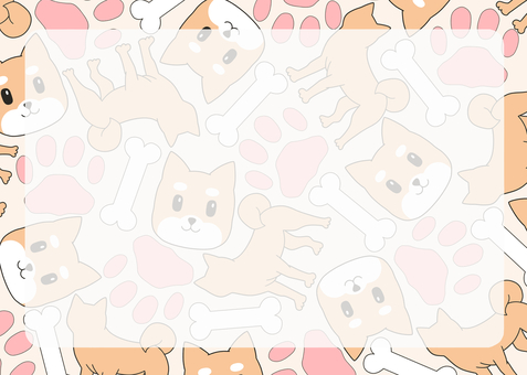 Illustration, собака, рамка, животное, 