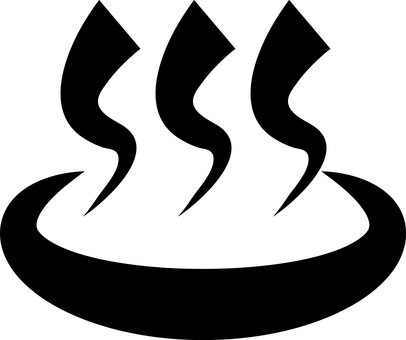 お風呂温泉マーク 温泉,風呂,銭湯,ロゴマーク,アイコン,シンボル,湯,旅館,湯船,シンプルのイラスト素材