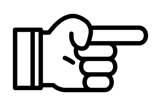 指差し 指差し 指差し,アイコン,手,人差し指,指す,合図,ジェスチャー,サイン,黒のイラスト素材