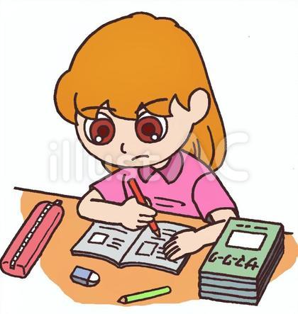 夏休みの思い出宿題イラスト No 無料イラストなら イラストac