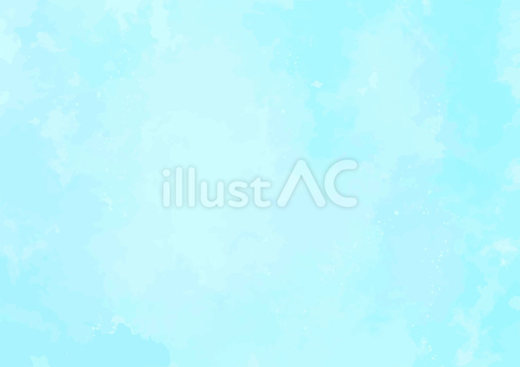 青い水彩模様 水彩,テクスチャ,背景のイラスト素材