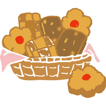 Illustration, cookie, food, sweets, JPG, PNG and EPS