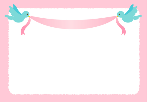 Bird Background Ribbon, birdie, background, ribbon, JPG, PNG and AI