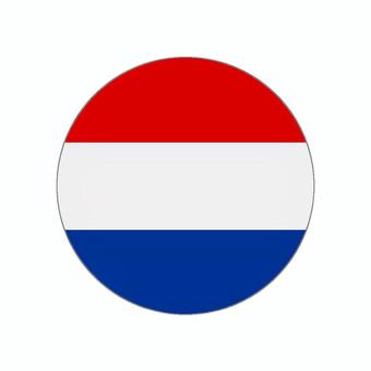 国旗　丸アイコン　オランダ 国旗,アイコン,オランダ,挿絵,ワンポイント,単体,あしらい,旗,海外,世界のイラスト素材