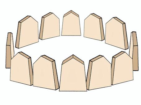 並んだ将棋の駒 駒,将棋,立体,pop調,手描き,挿絵,ワンポイント,素材,商用可,無料のイラスト素材