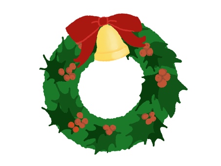クリスマスリース　ベル